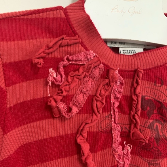 Diesel Baby Striped Ribbed Top - Picture 8 of 8